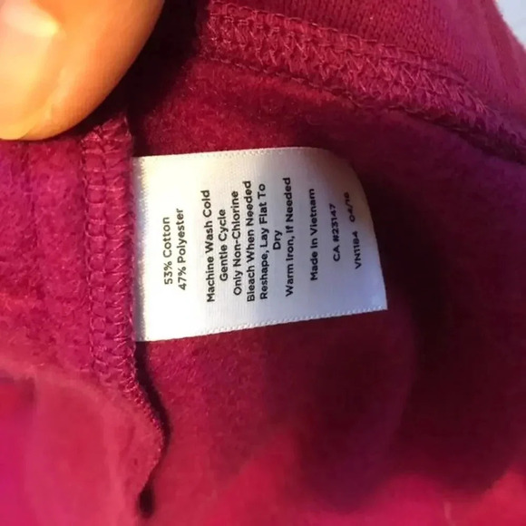 T By Talbots Full zip Cozy Purple Jacket Women Size S Pocket - Picture 5 of 7